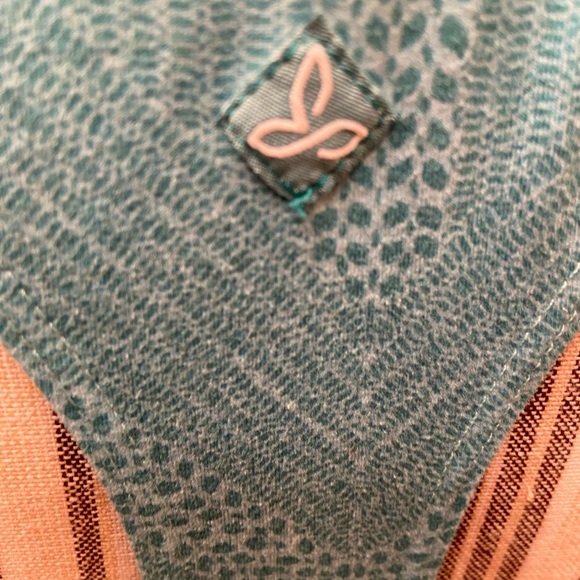 PrAna Turquoise /Teal Racerback Tank Top size med - Picture 2 of 9